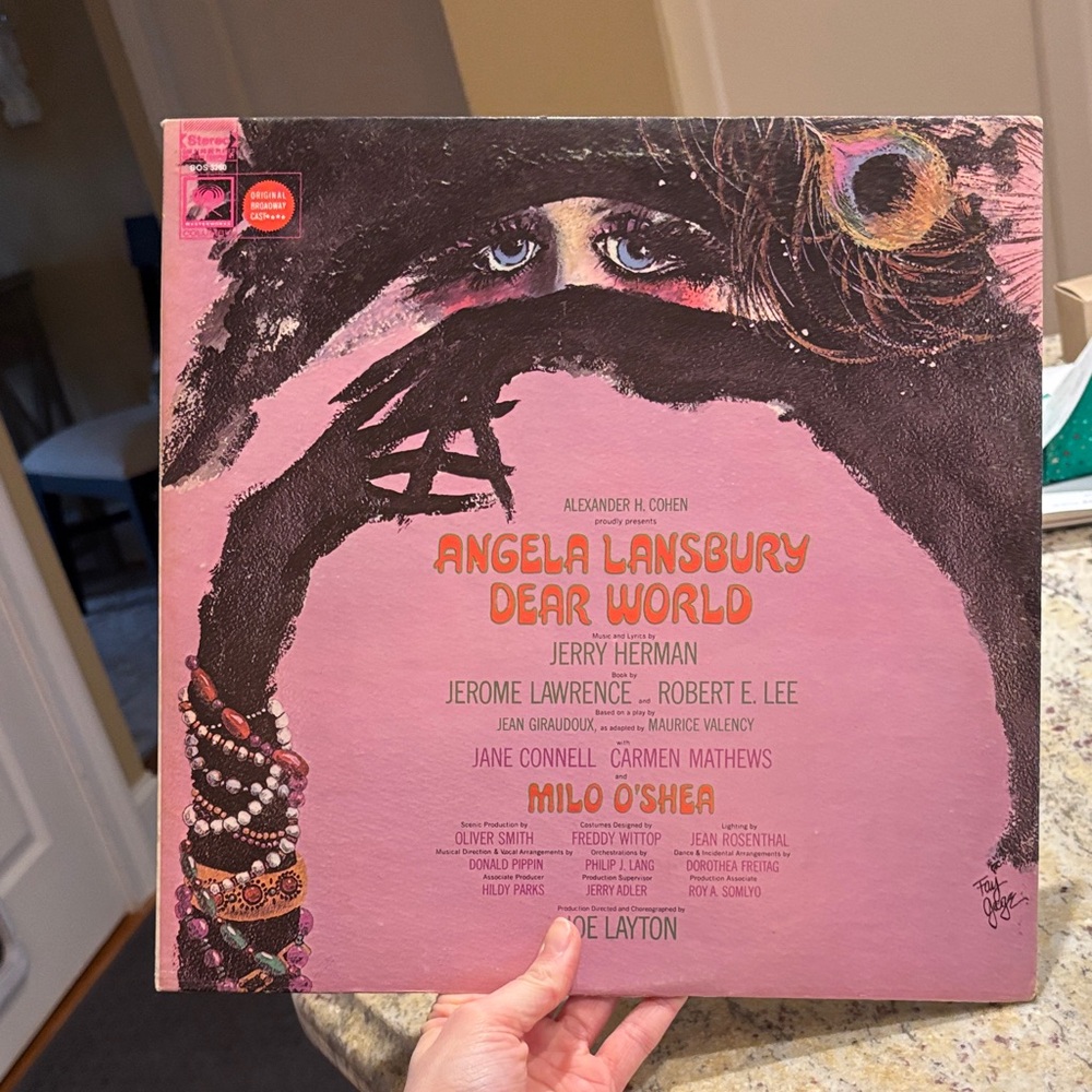 Angela Lansbury Dear World original vintage Vinyl Record